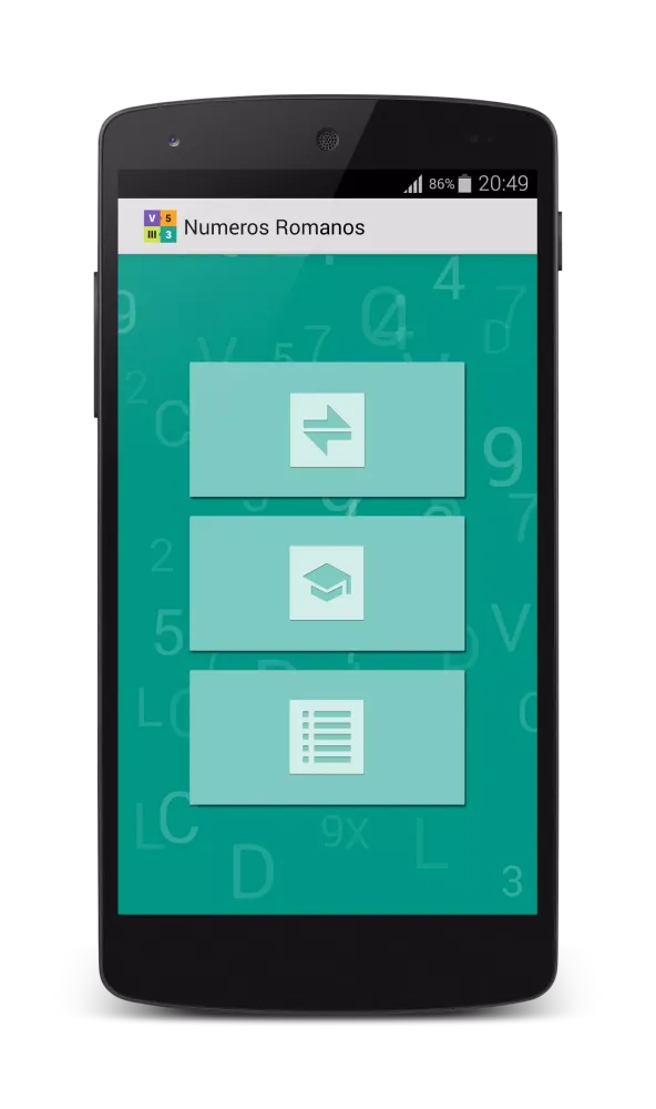 Tangkapan layar Roman Numerals Converter