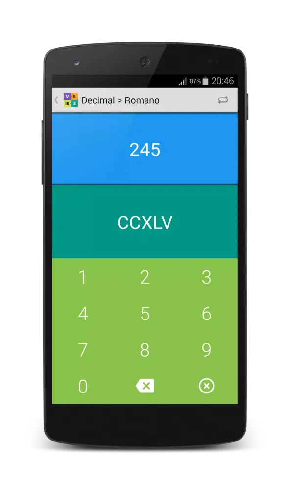 Tangkapan layar Roman Numerals Converter