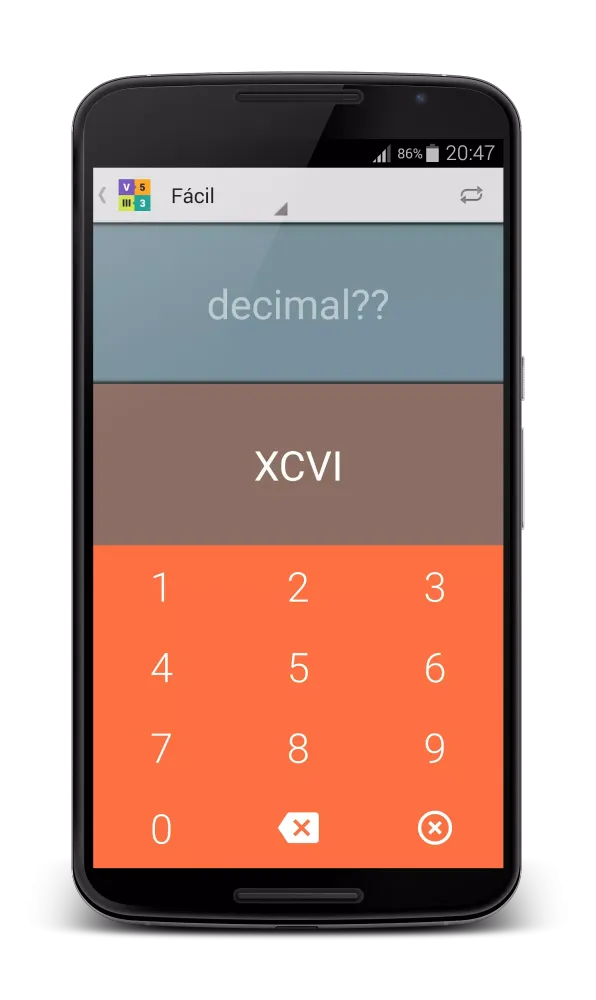 Tangkapan layar Roman Numerals Converter