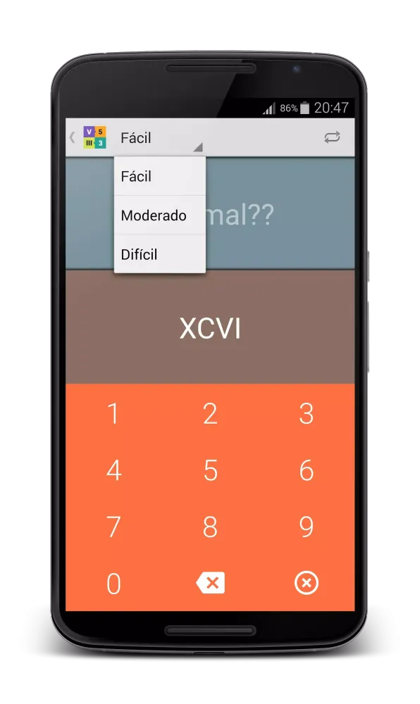 Tangkapan layar Roman Numerals Converter