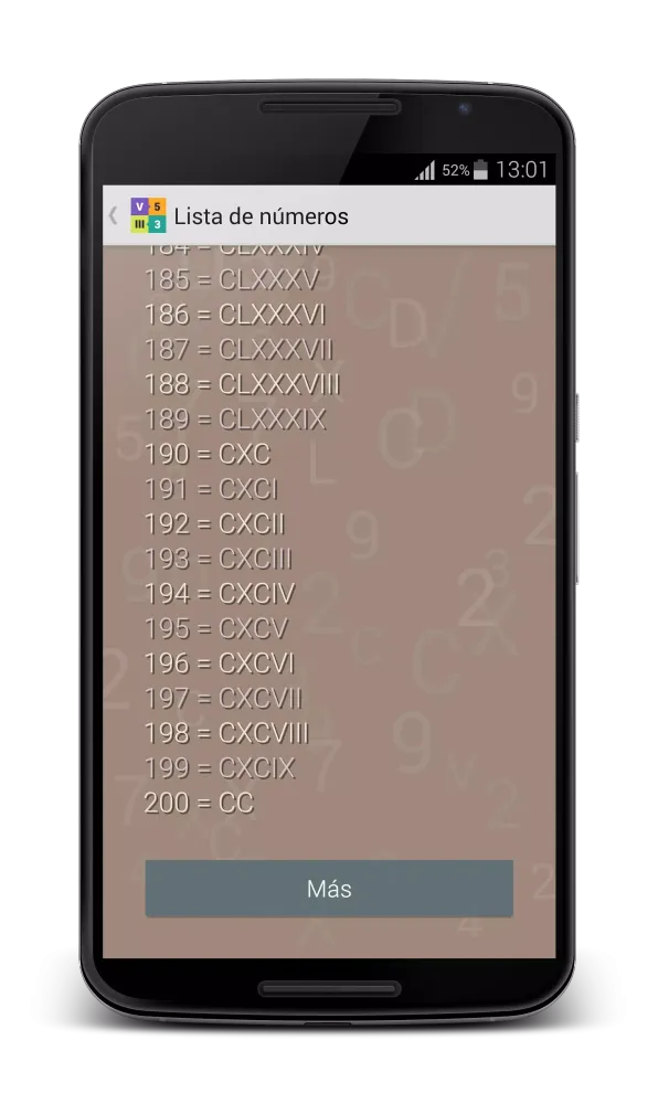 Tangkapan layar Roman Numerals Converter