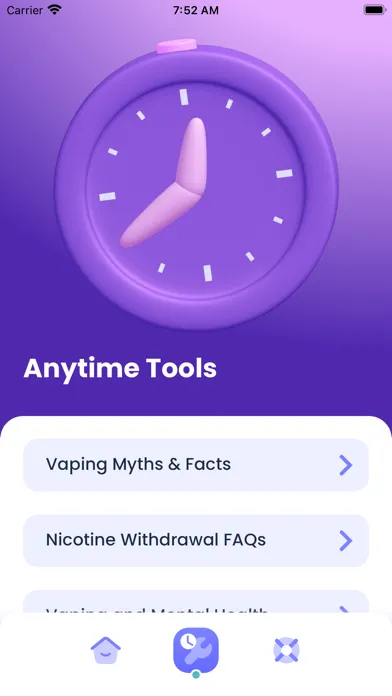 Capturas de tela do ACT on Vaping