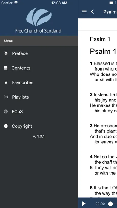 Screenshot di Sing Psalms