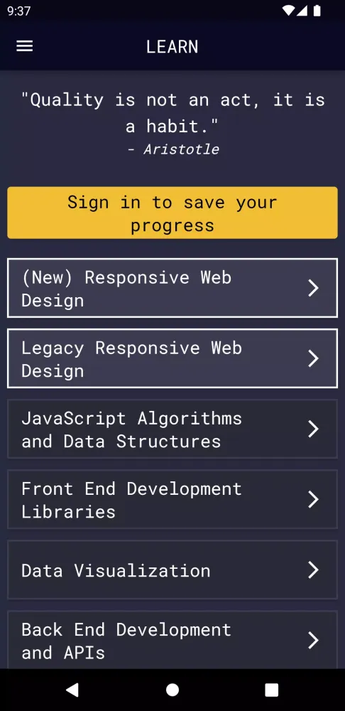 freeCodeCamp Screenshots