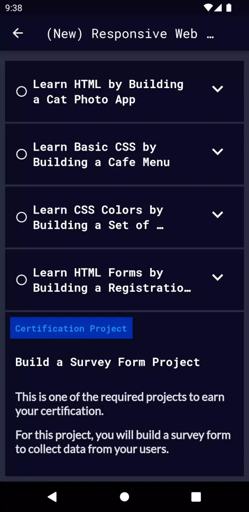 freeCodeCamp Screenshots