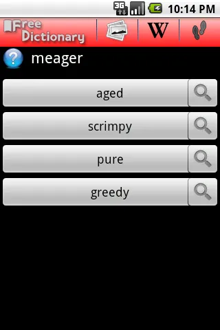 Screenshot di Free Dictionary Org