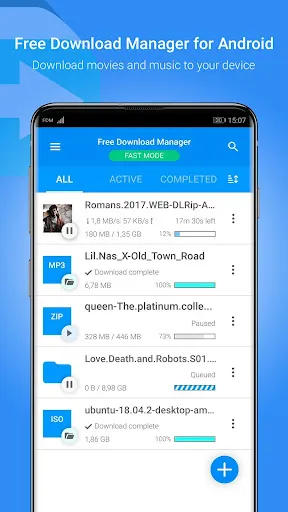 Capturas de pantalla de Free Download Manager - FDM