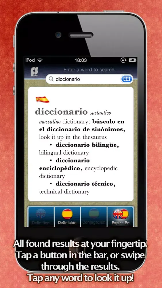صور Spanish English Multi-Dictionary - dic:ph