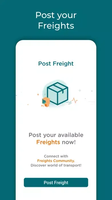 Capturas de tela do Freights - Exchange Platform