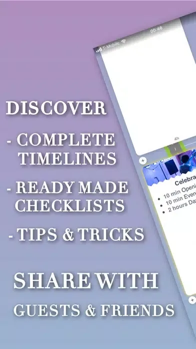 Capturas de tela do Wedding Planner Pro