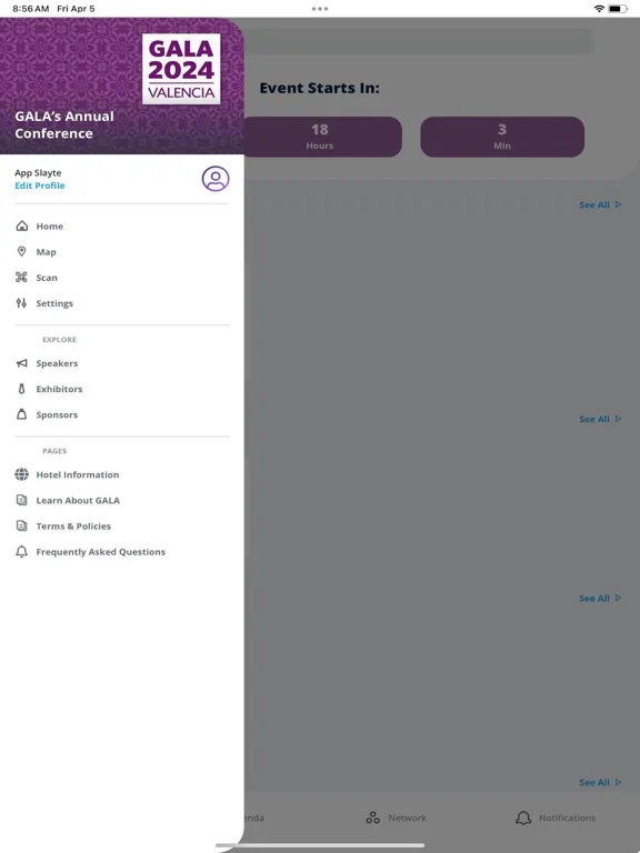 GALA Annual Conference App iPad  スクリーンショット