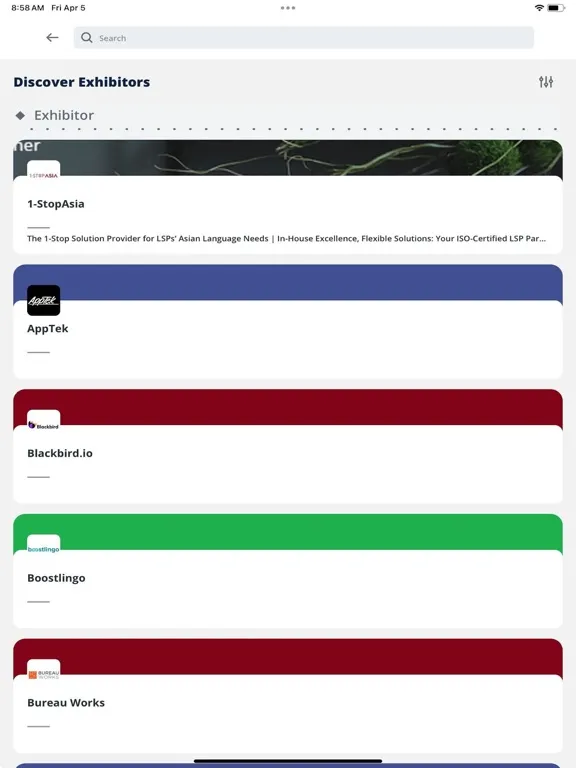 GALA Annual Conference App iPad  スクリーンショット