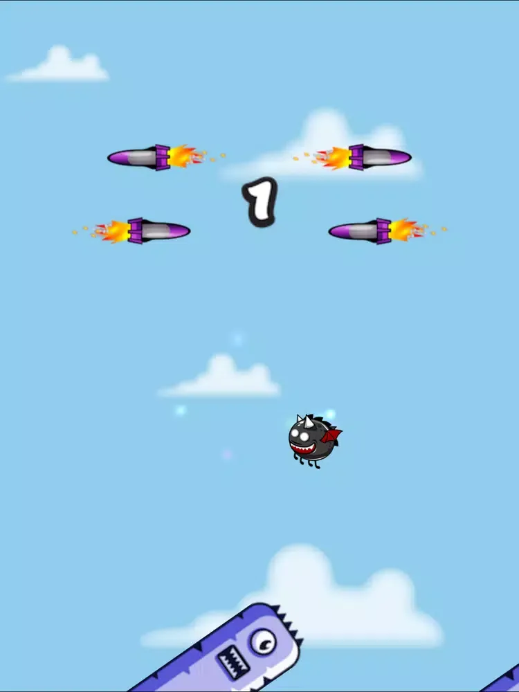 Capturas de pantalla de Fleeing Monster : The New Flappy Games Games To Play iPad 