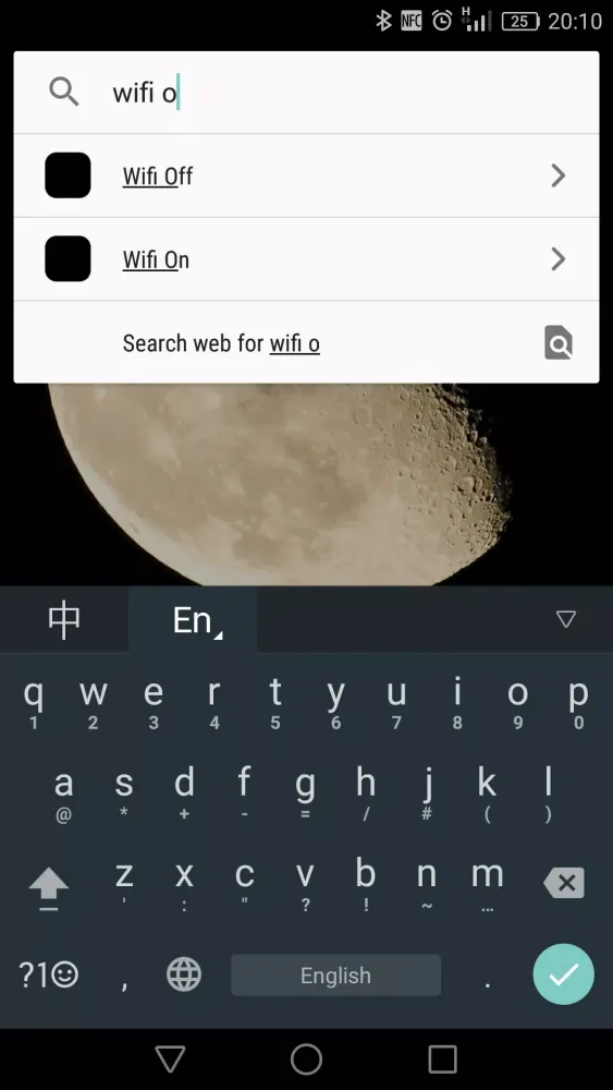 Zrzuty ekranu Wifi On / Off