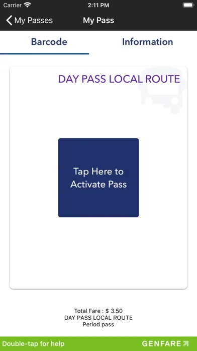 GRTC Mobile app سکرین شاٹس