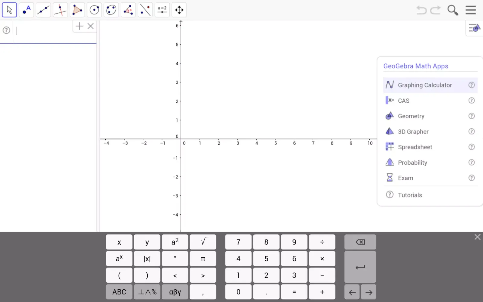 Capturas de pantalla de GeoGebra Classic