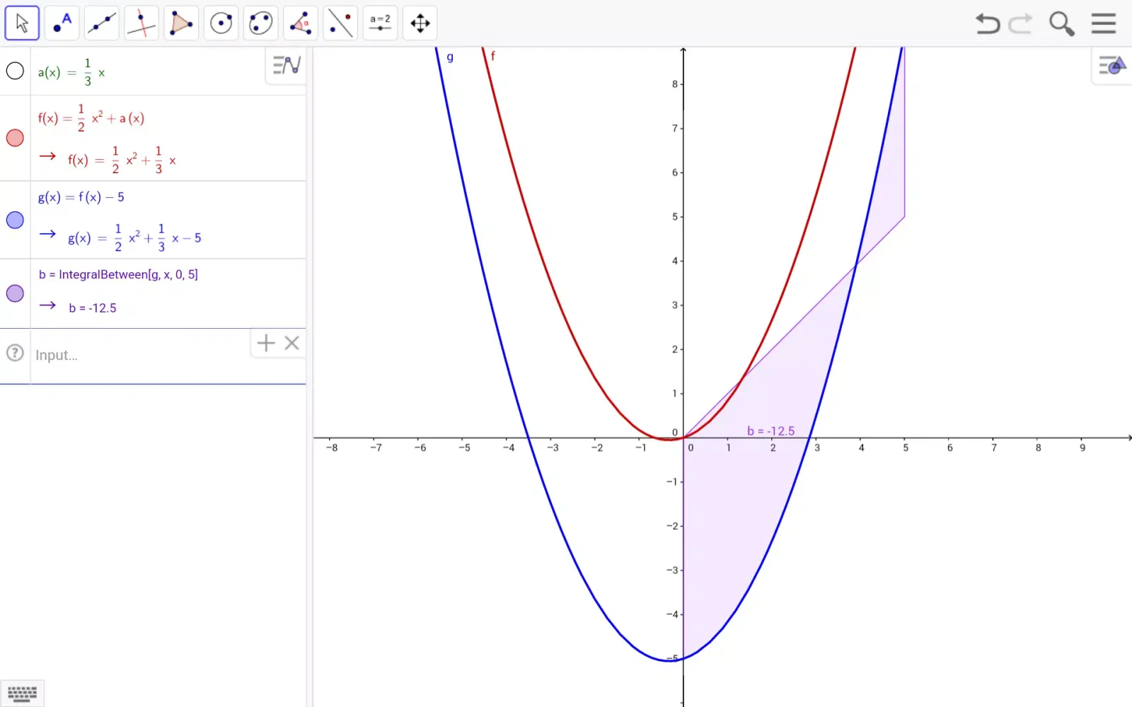 Capturas de pantalla de GeoGebra Classic