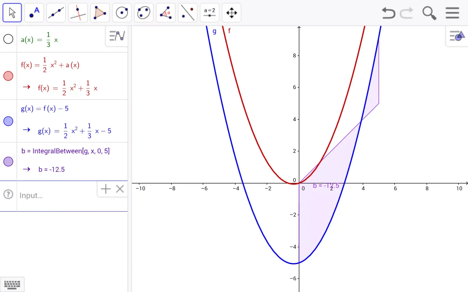 Capturas de pantalla de GeoGebra Classic