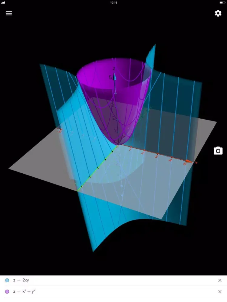 GeoGebra Augmented Reality iPad  स्क्रीनशॉट