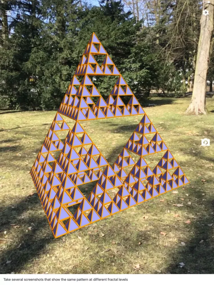 GeoGebra Augmented Reality iPad  स्क्रीनशॉट