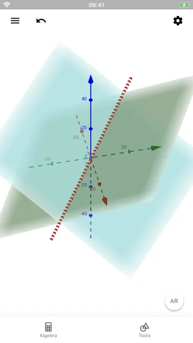 Capturas de pantalla de GeoGebra Calculator Suite
