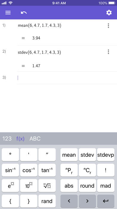 GeoGebra Scientific Calculator स्क्रीनशॉट