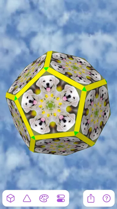 Capturas de tela do KaleidoTile