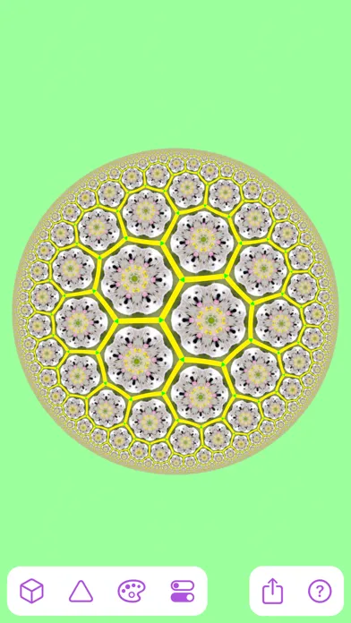 Capturas de tela do KaleidoTile