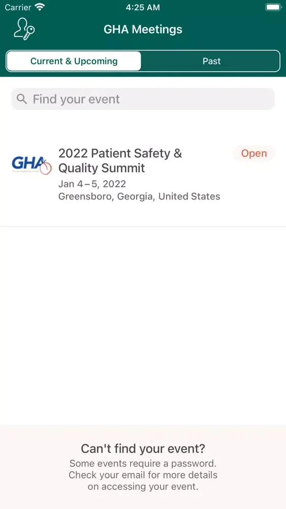 GHA Meetings App应用截图