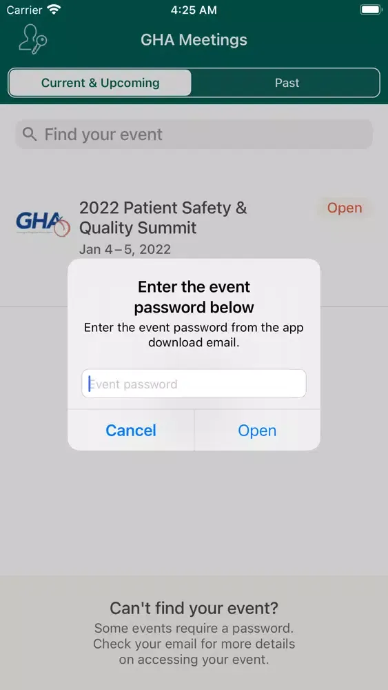 GHA Meetings App应用截图