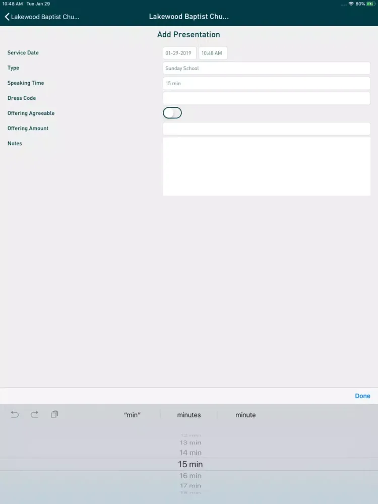 تصاویر TGI Church iPad 
