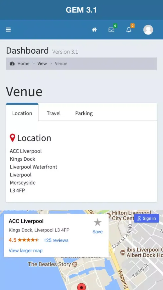 Captures d'écran de NEU (ATL) Event App