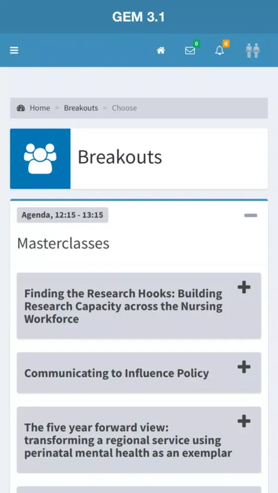 FNF Conference App Ekran Görüntüleri