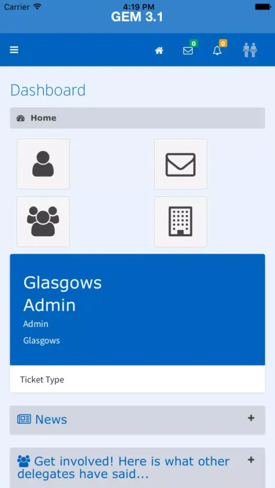 Ảnh chụp màn hình của Fresenius Kabi Events App
