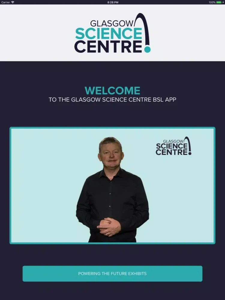 Screenshot di Glasgow Science Centre BSL App iPad 