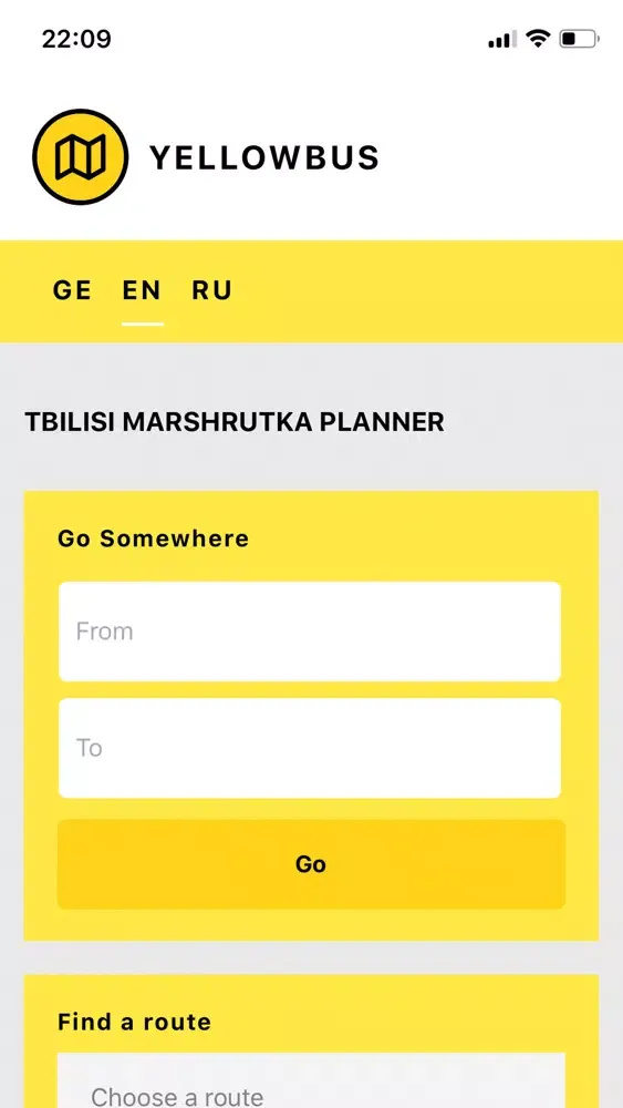 YellowBus (Marshrutka Planner) سکرین شاٹس