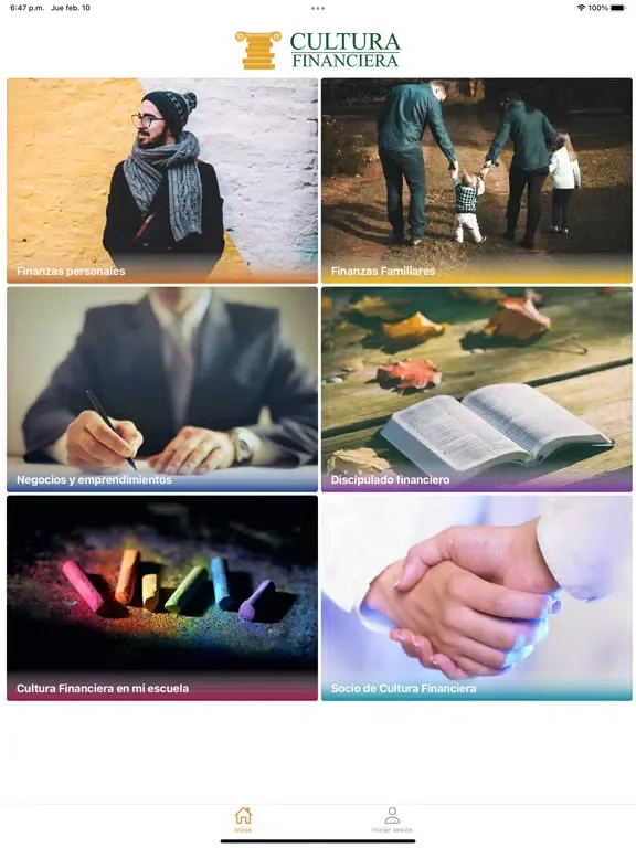 Cultura financiera iPad 应用截图