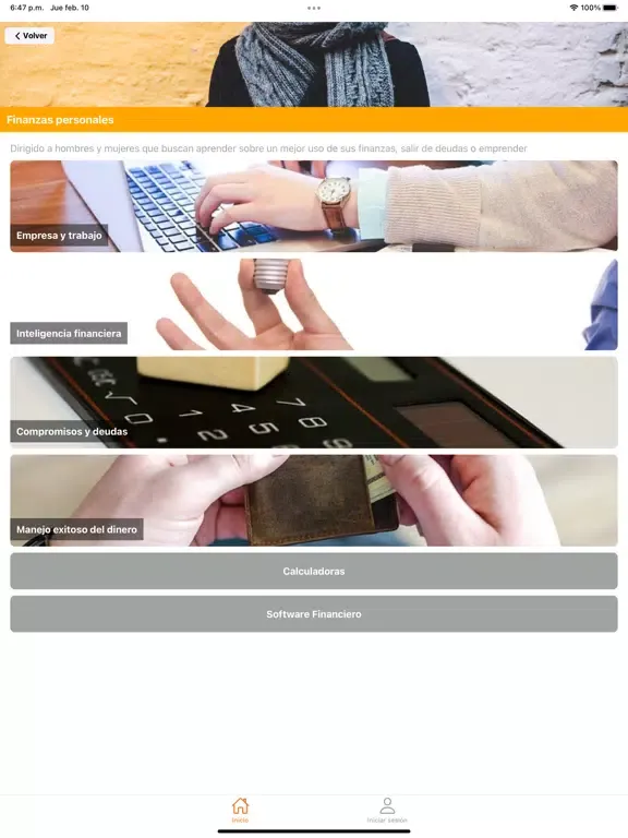 Cultura financiera iPad 应用截图