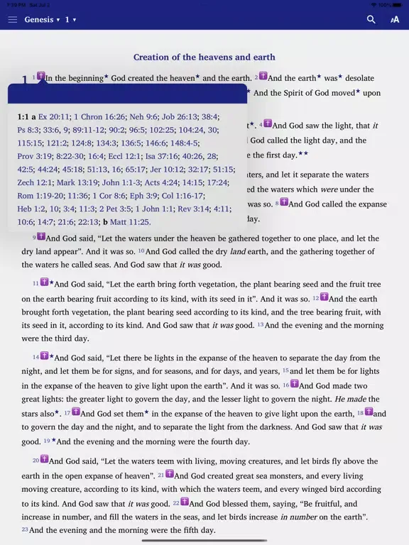 Pastors Study Bible English iPad  Screenshots