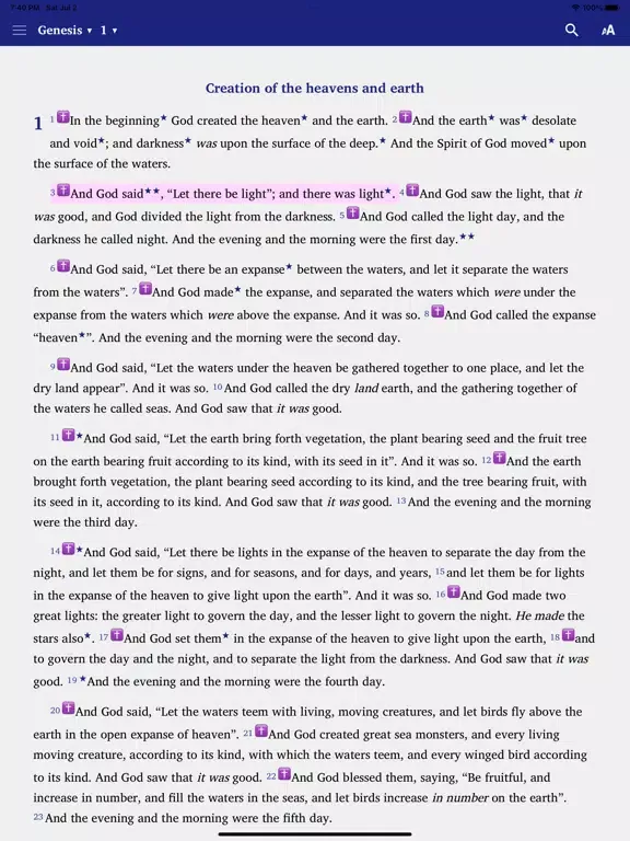 Pastors Study Bible English iPad  Screenshots