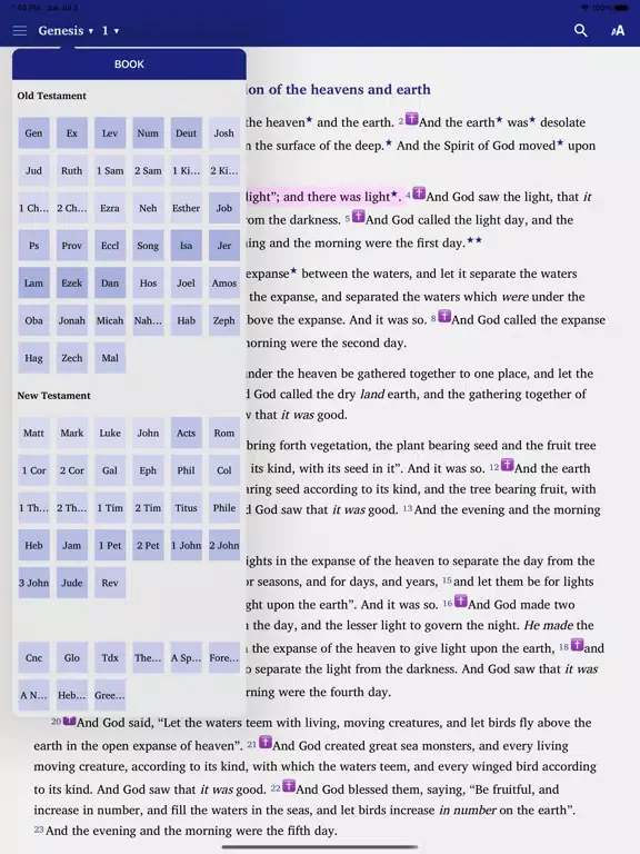 Pastors Study Bible English iPad  Screenshots