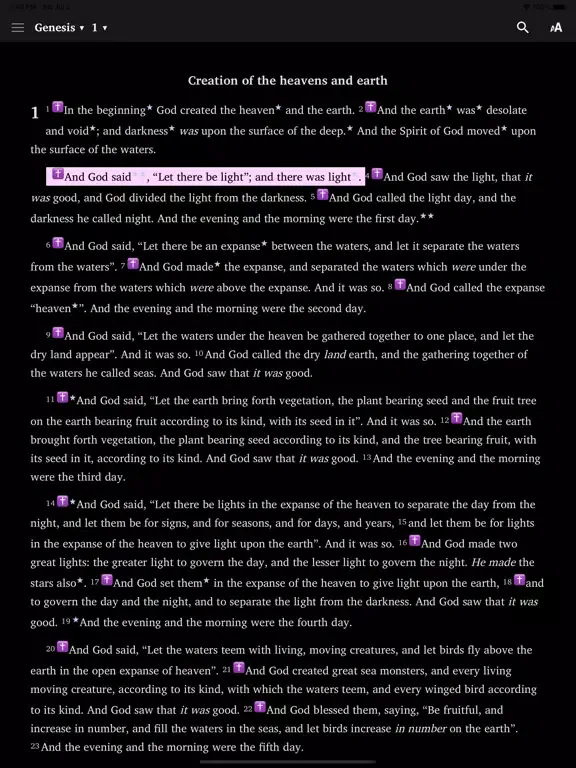 Pastors Study Bible English iPad  Screenshots