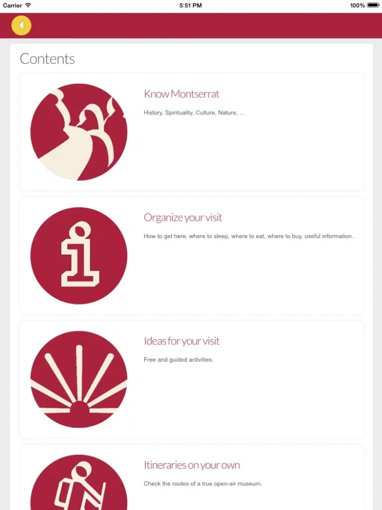 Montserrat official Guide iPad 應用截圖