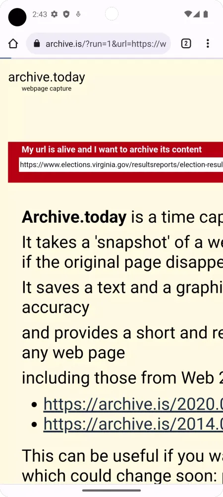 Share 2 Archive Today スクリーンショット