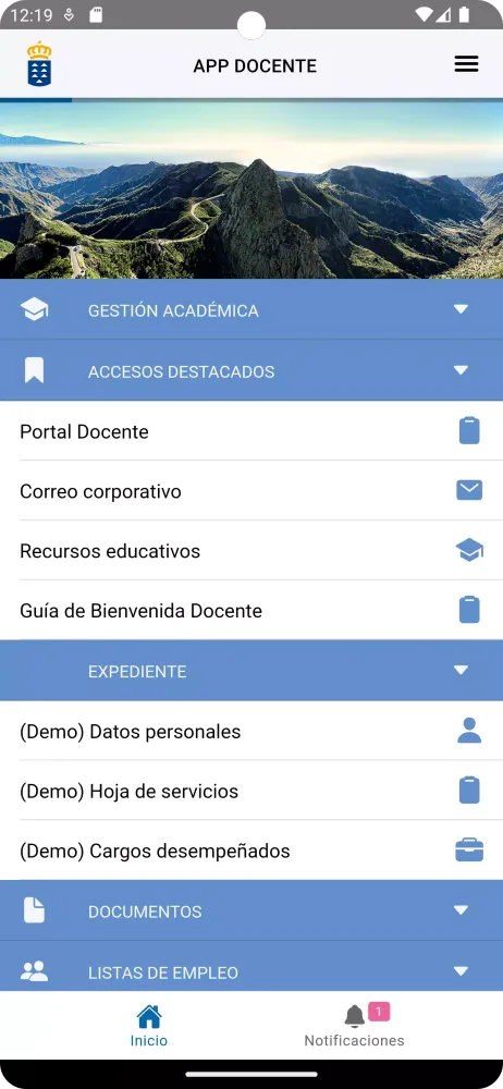 APP Docente应用截图