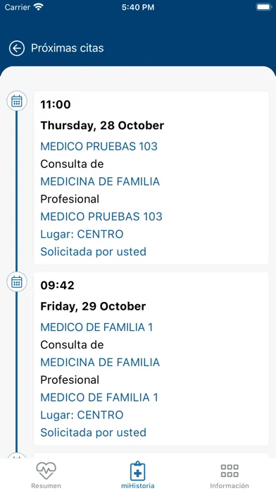 miHistoria Screenshots