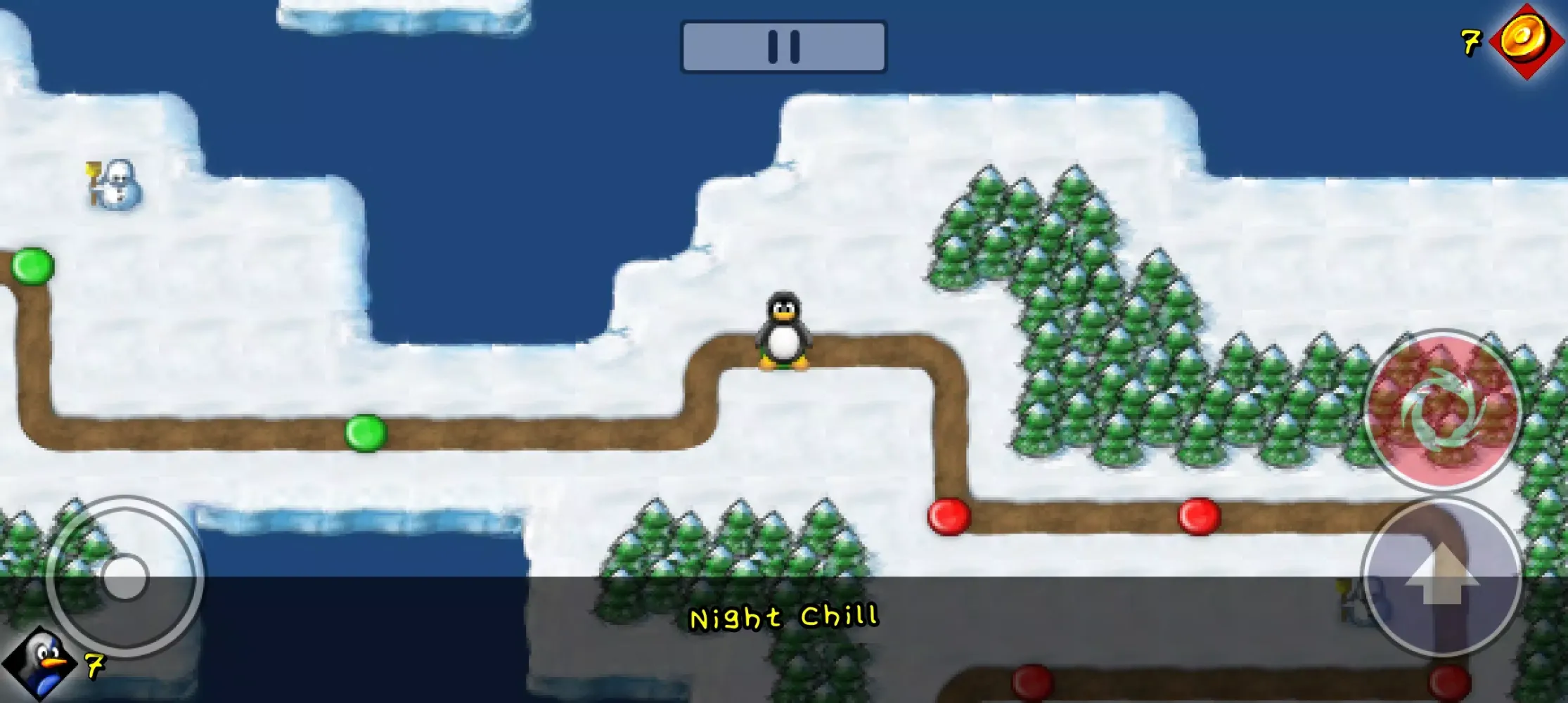 Capturas de tela do SuperTux Classic
