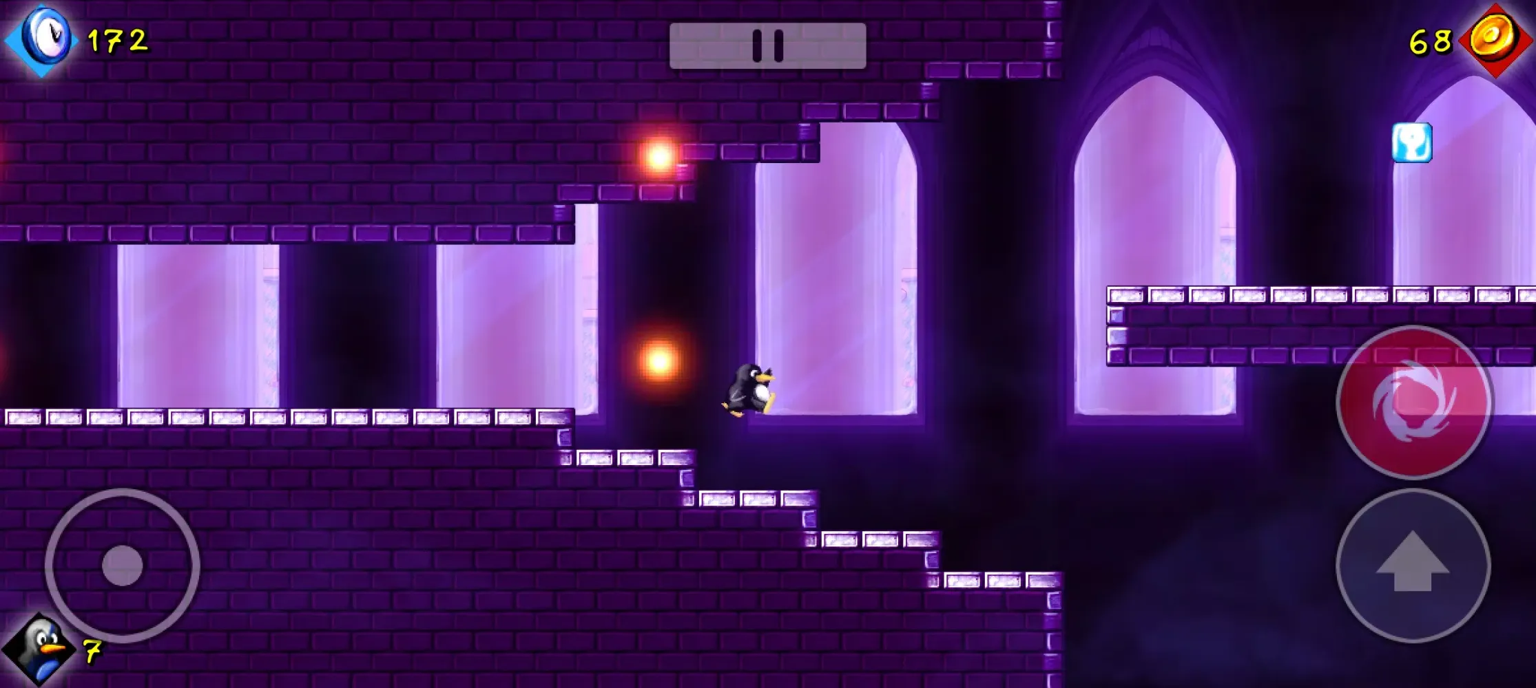 Capturas de tela do SuperTux Classic