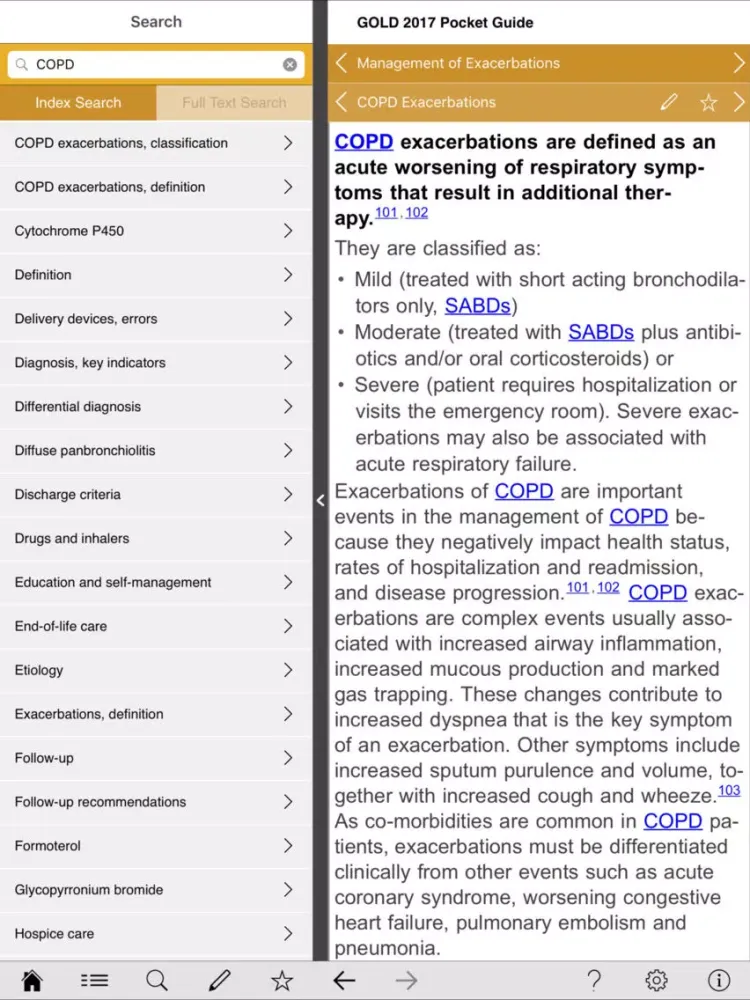 GOLD 2017 Pocket Guide iPad  Screenshots