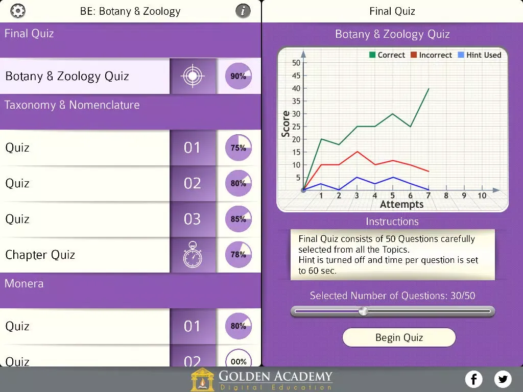 Biology Expert : Botany & Zoology Quiz FREE iPad  Ekran Görüntüleri